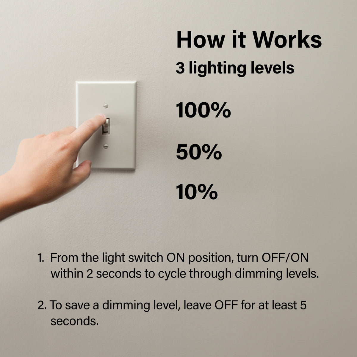 8.8W (60W Replacement) Soft White (2700K) E26 Base A19 Switch-to-Dim LED Light Bulb
