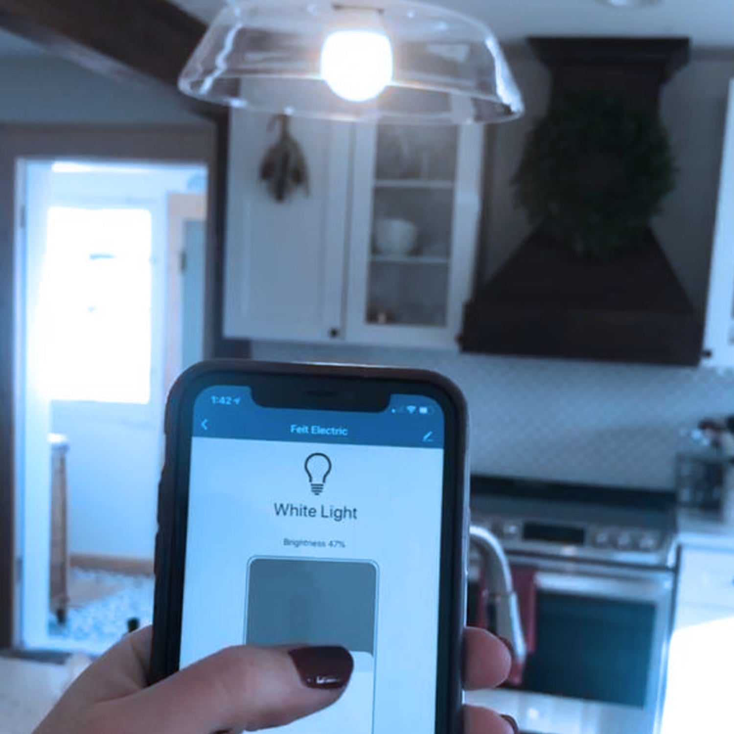 9W (60W Replacement) Daylight (5000K) E26 Base A19 Dimmable Alexa Google Smart Wi-Fi LED Light Bulb