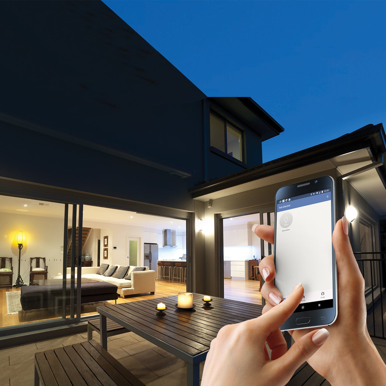 9W (60W Replacement) Daylight (5000K) E26 Base A19 Dimmable Alexa Google Smart Wi-Fi LED Light Bulb