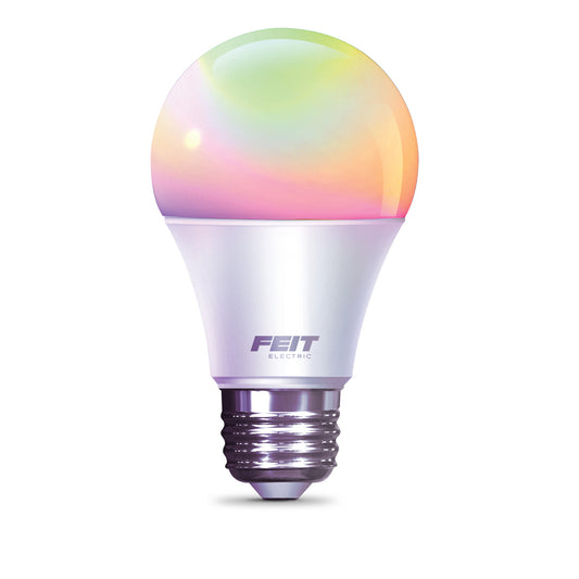 9W (60W Replacement) Color Changing A19 Dimmable Alexa Google Smart Wi-Fi Bulb (3-Pack)