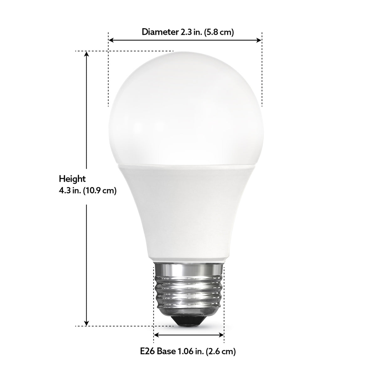 9W (60W Replacement) Color Changing A19 Dimmable Alexa Google Smart Bulb (3-Pack)