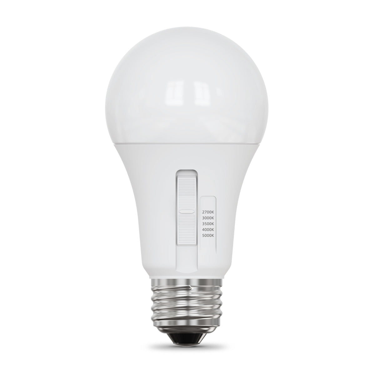 8.8W (60W Replacement) Adjustable White A19 E26 Base Dimmable General-Purpose LED Bulb (4-Pack)