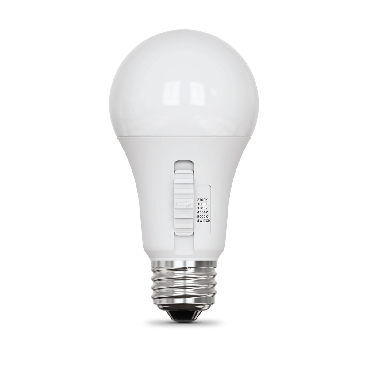 8.8W (60W Replacement) Adjustable White Dimmable A19 Light Bulb  with Switch Mode (4-Pack)