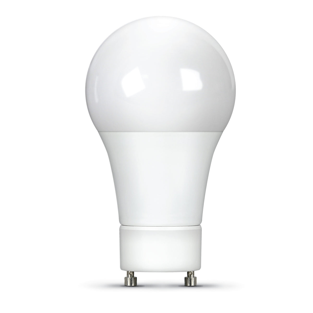 8.8W (60W Replacement) Cool White (4000K) A19 (GU24 Base) Dimmable LED Light Bulb (4-Pack)