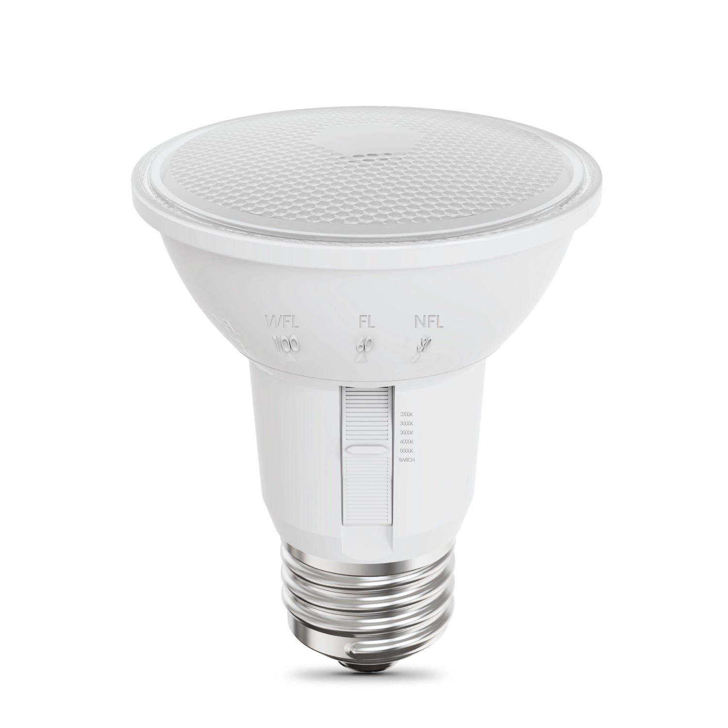 5W (50W Replacement) Adjustable White E26 Base PAR20 Dimmable Beam Choice Enhance LED Light Bulb