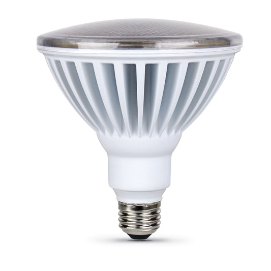 40W (250W Replacement) Daylight (5000K) E26 Base Non-Dimmable Dusk to Dawn PAR38 LED Bulb