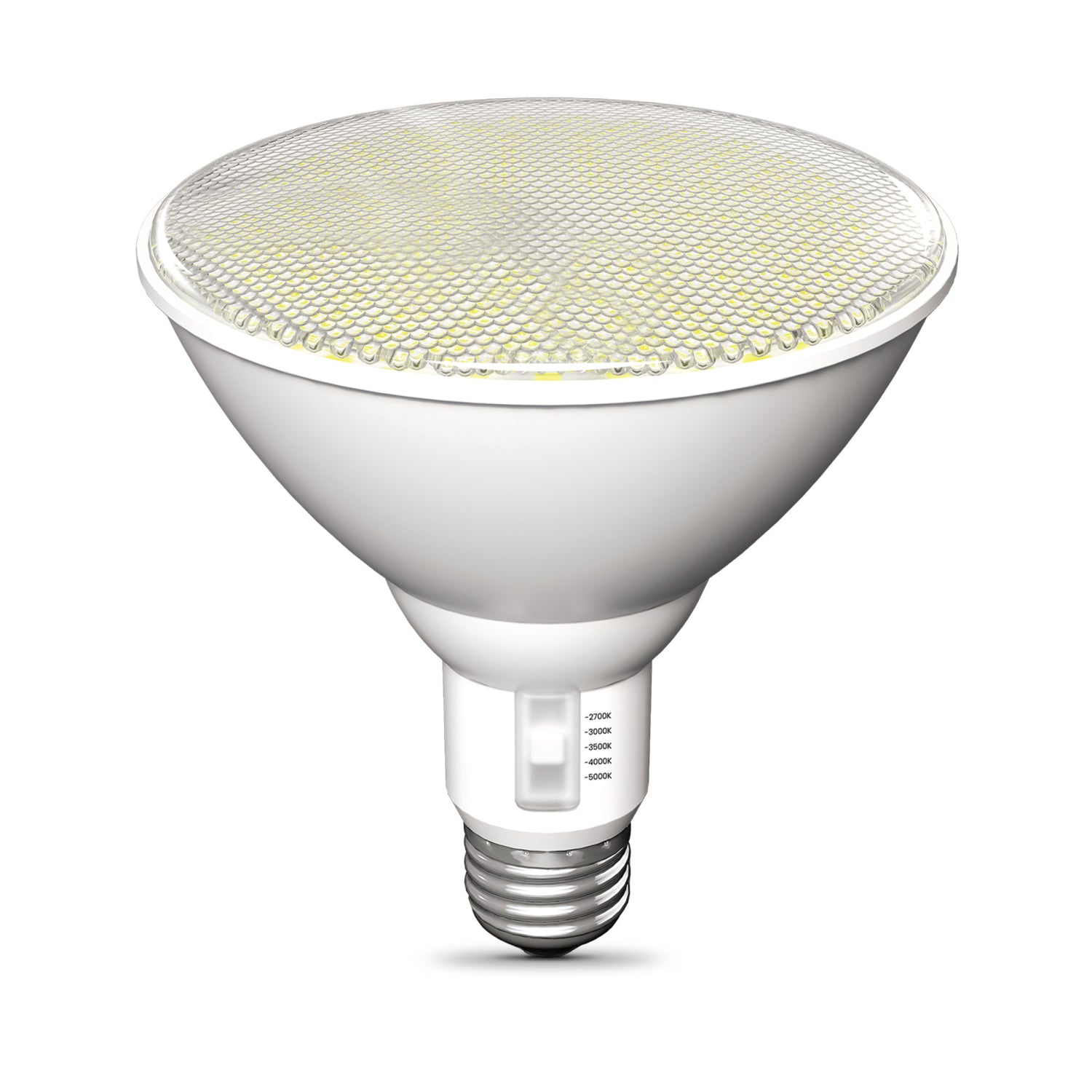 37W (325W Replacement) Adjustable White E26 Base PAR38 High Lumen Non-Dimmable LED