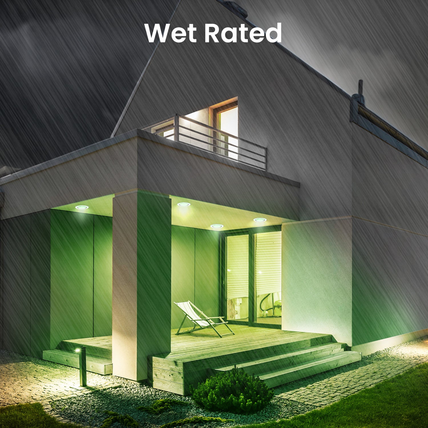 Green PAR38 Non-Dimmable LED Reflector Light Bulb