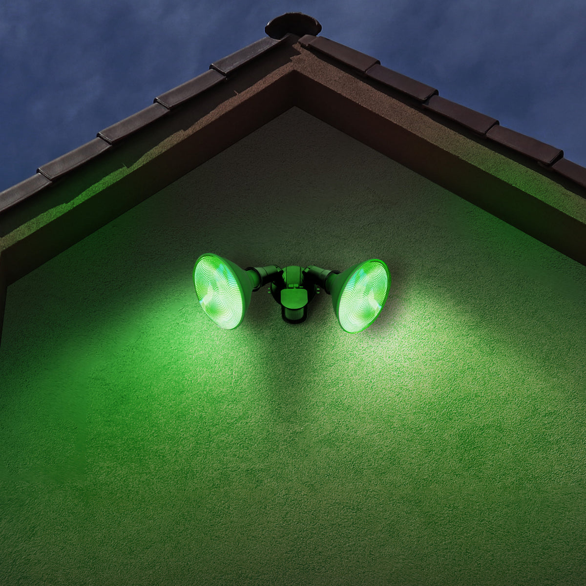 Green PAR38 Non-Dimmable LED Reflector Light Bulb