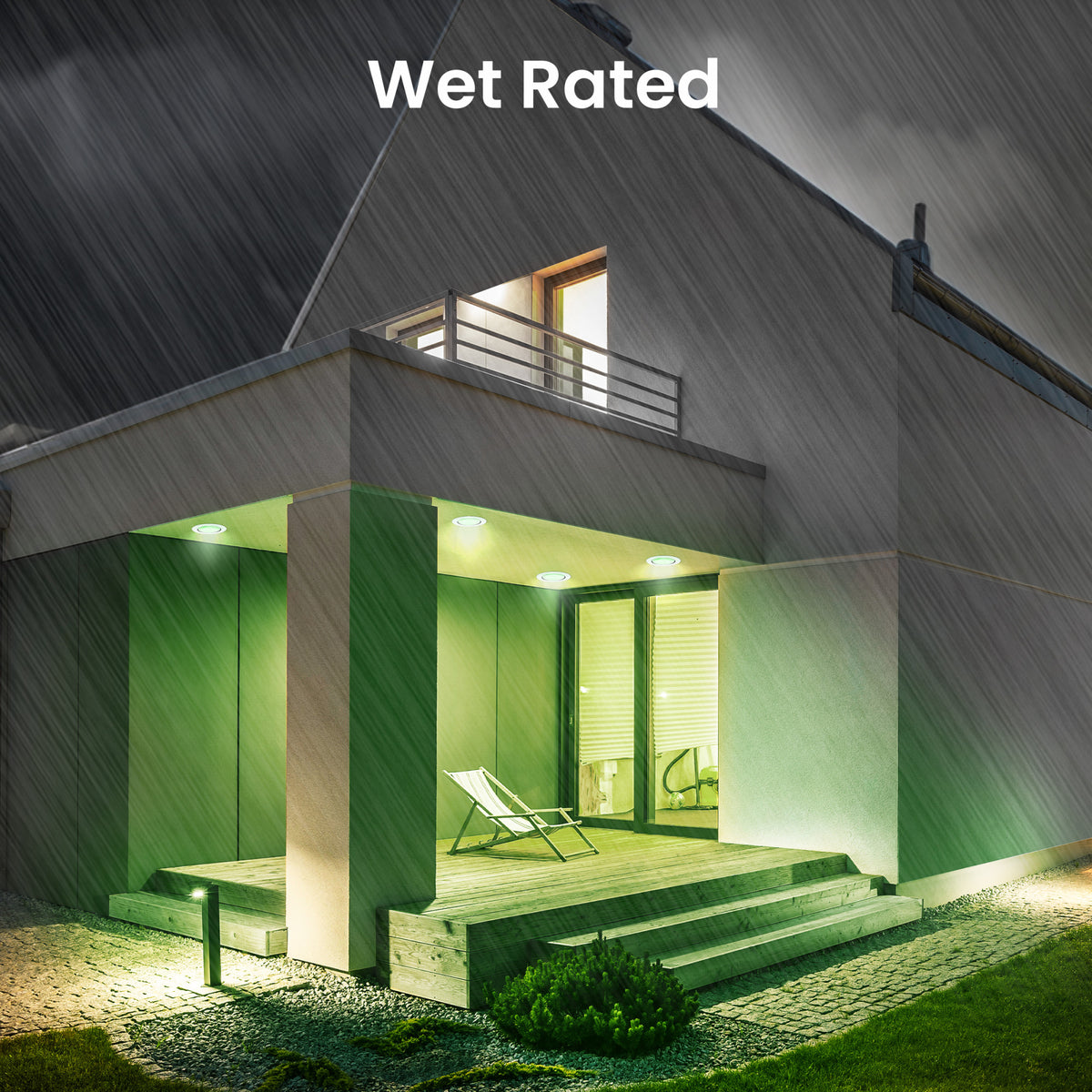 Green PAR38 Non-Dimmable LED Reflector Light Bulb