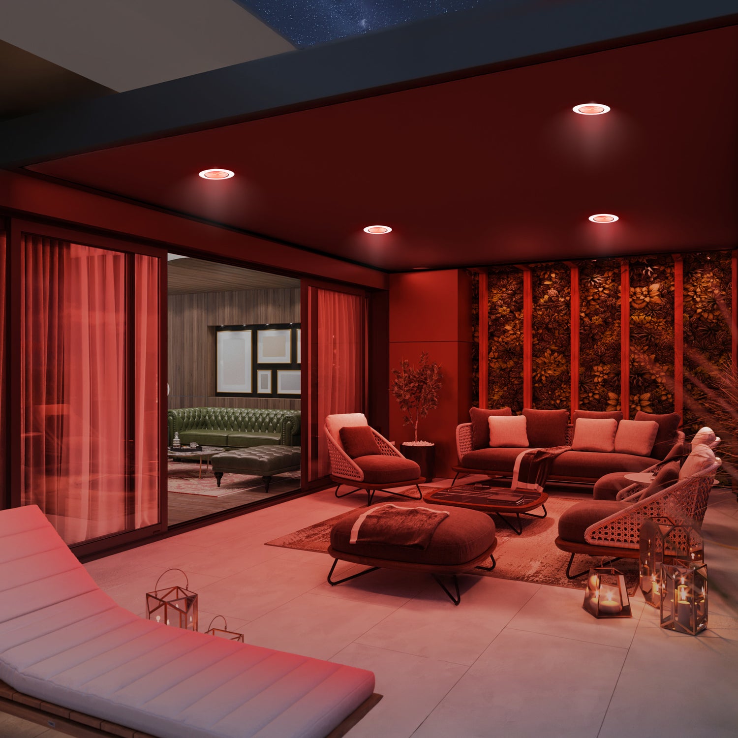 Red PAR38 Non-Dimmable LED Reflector Light Bulb