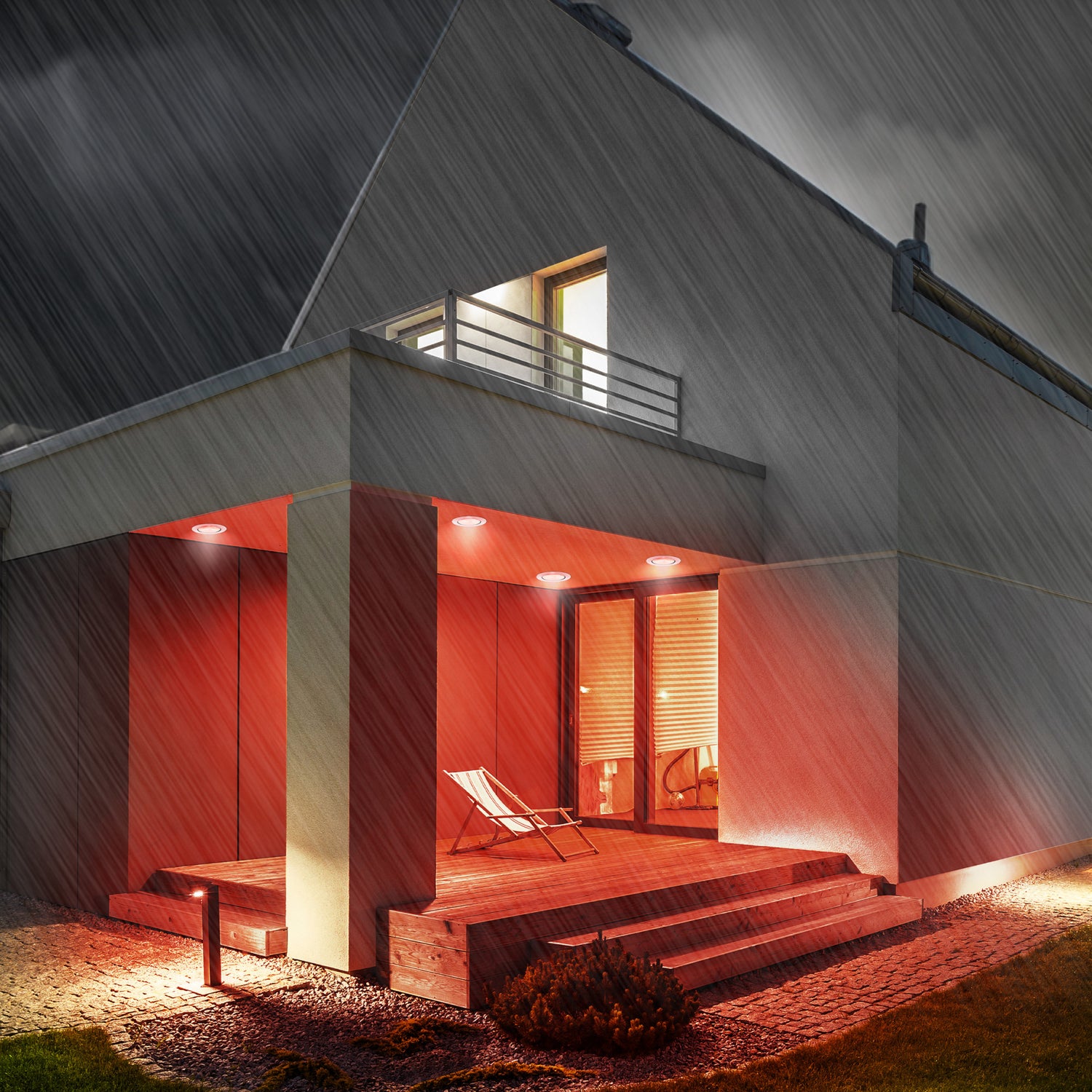 Red PAR38 Non-Dimmable LED Reflector Light Bulb (24-Pack)