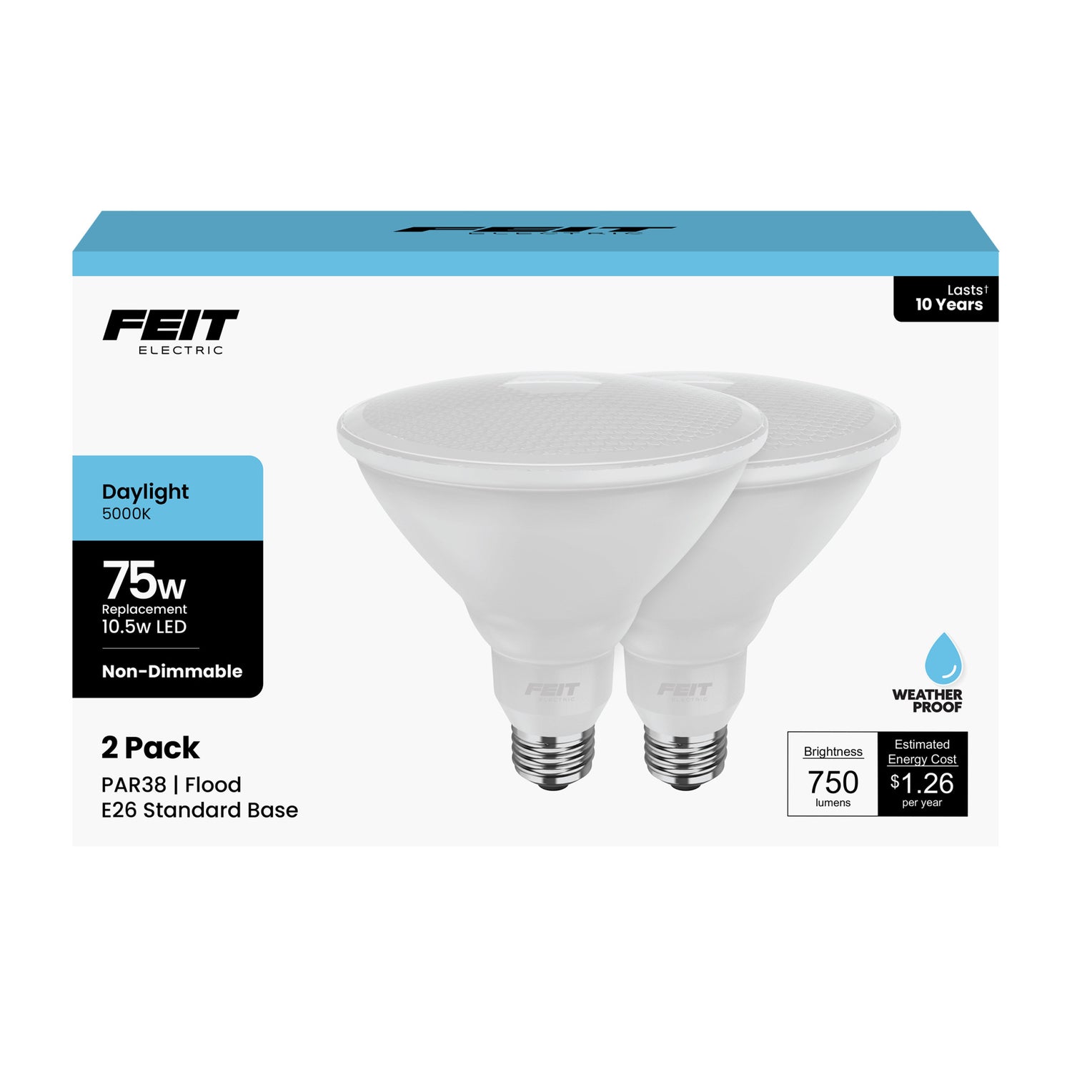 75W Replacement Daylight PAR38 Reflector LED Light Bulb