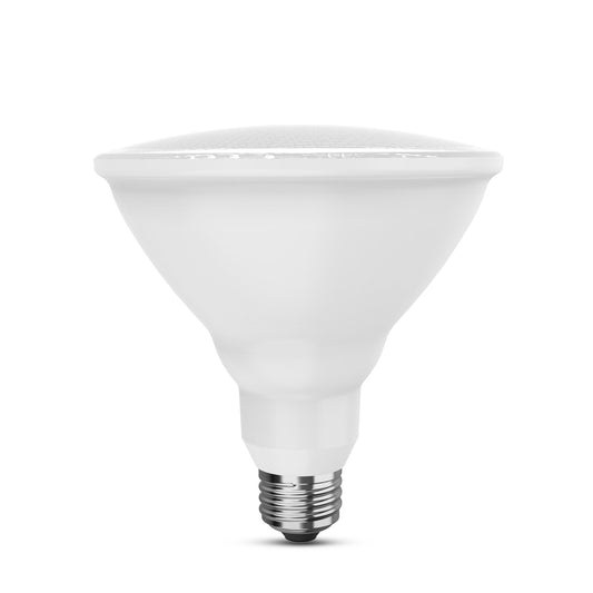 14W (90W Replacement) Daylight (5000K) E26 Base PAR38 Non-Dimmable Reflector LED (2-Pack)