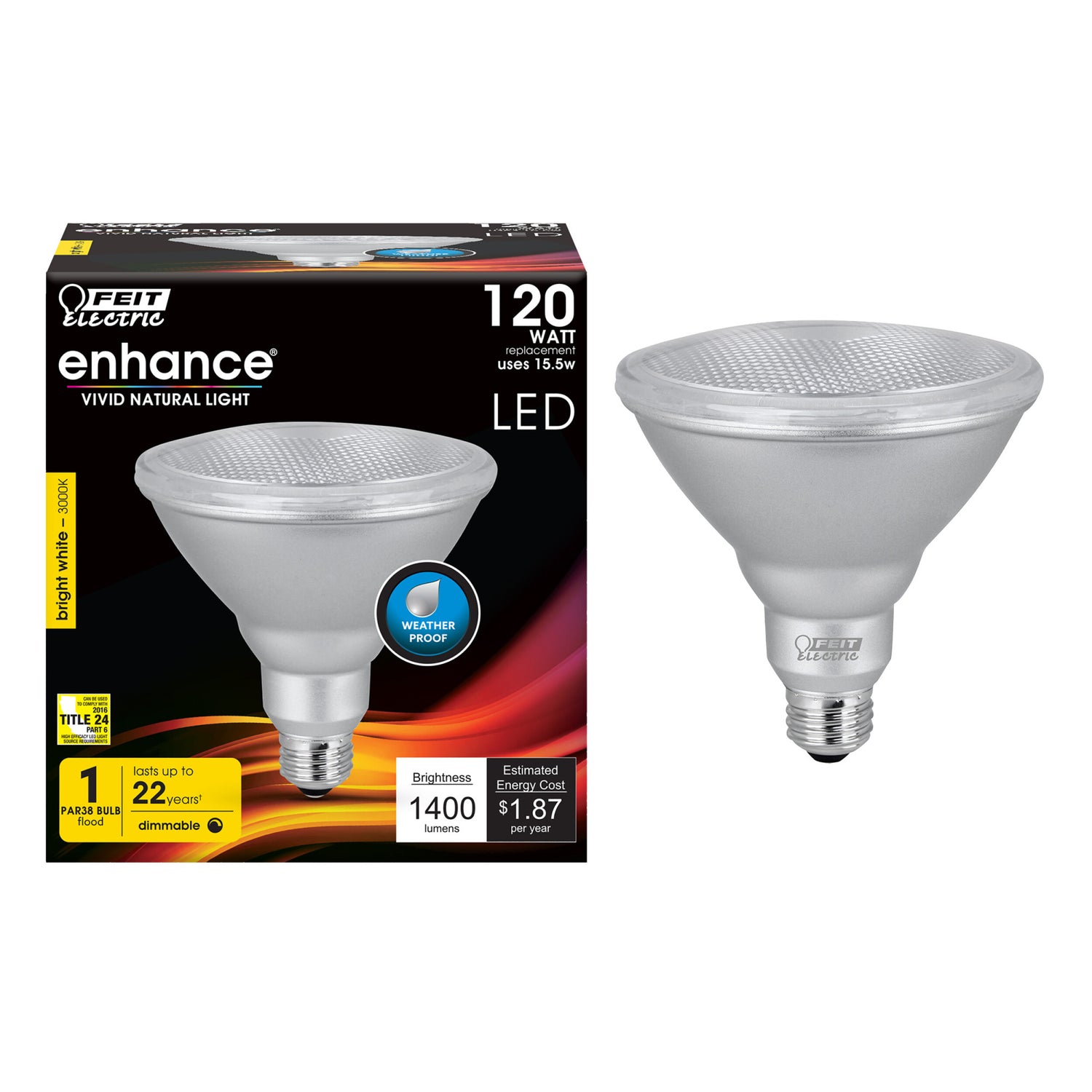 120W Replacement PAR38 Dimmable Enhance Reflector LED