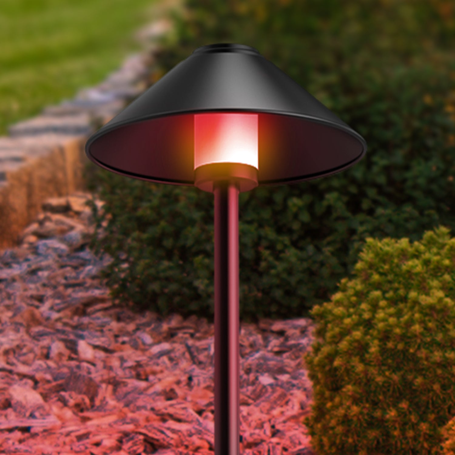 Smart Color Changing and Tunable White Dome Path Lights (4-Pack)