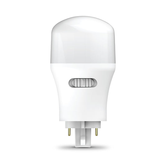 9W (13W Replacement) Color Selectable Universal 4-pin Direct Replacement and Ballast Bypass (Type AB) PL Lamp