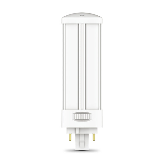 12W (18W Replacement) Color Selectable 4-pin Direct Replacement and Ballast Bypass (Type AB) Horizontal PL Lamp