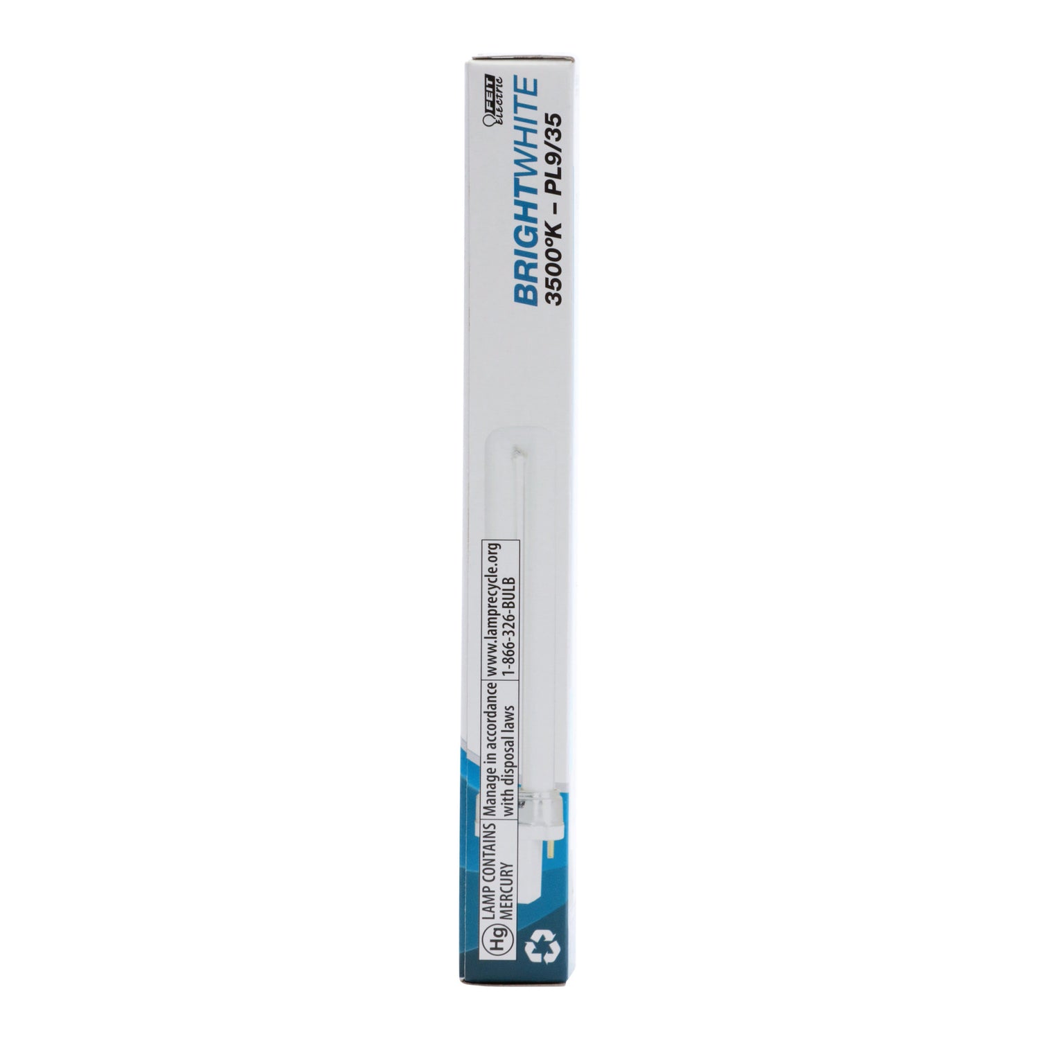 9W Bright White (3500K) PL G23 Base Compact Fluorescent Light Bulb