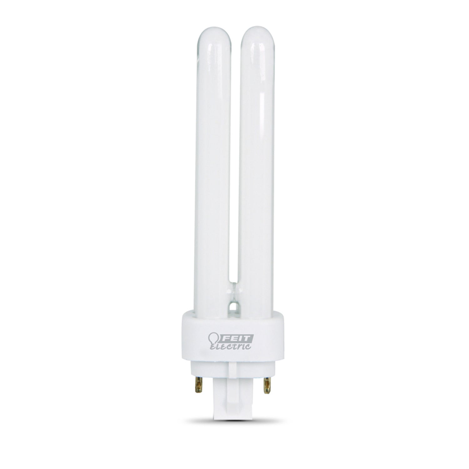 13W Soft White (2700K) PLD Double Twin Tube G24Q-1 Base Compact Fluorescent Light Bulb