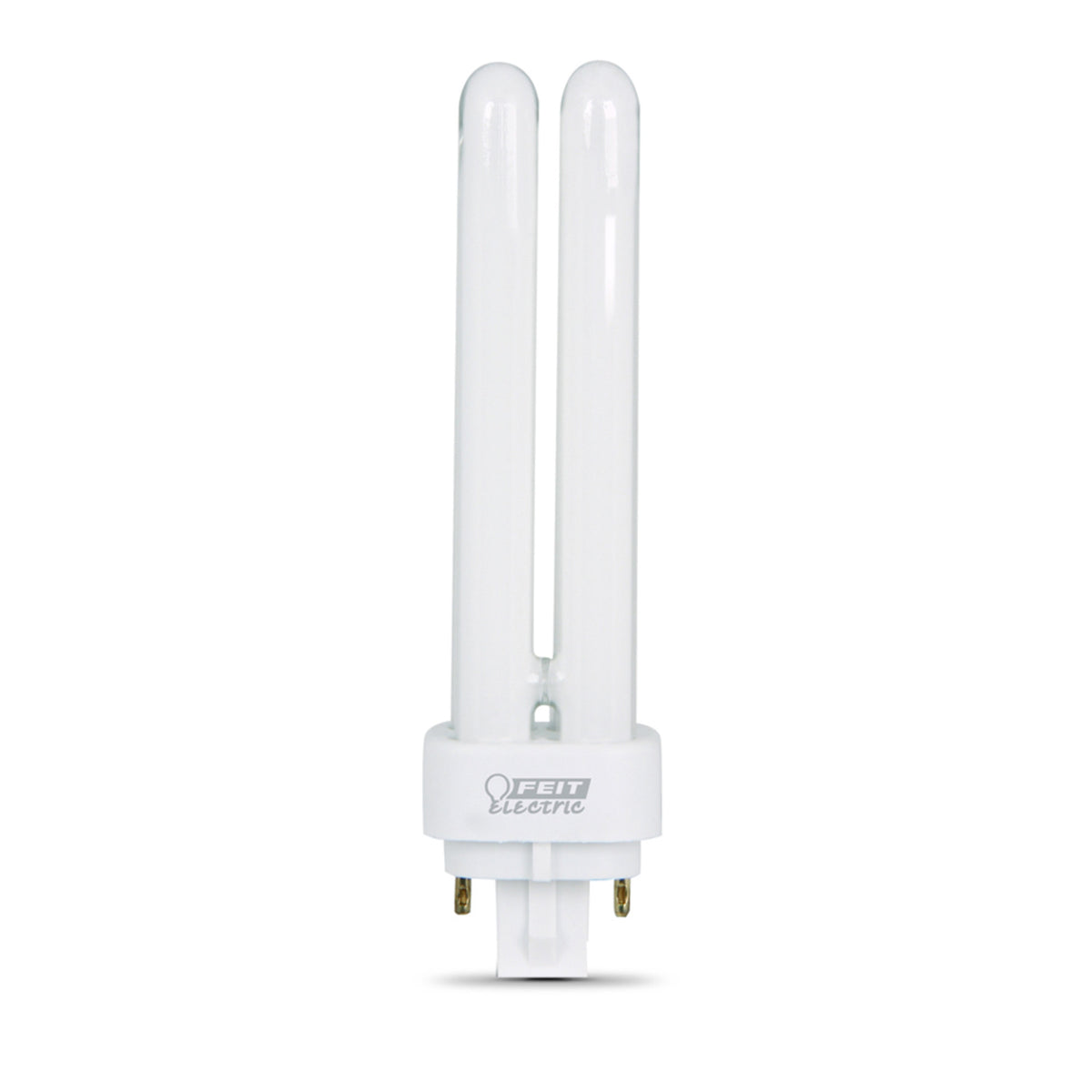 13W Soft White (2700K) PLD Double Twin Tube G24Q-1 Base Compact Fluorescent Light Bulb