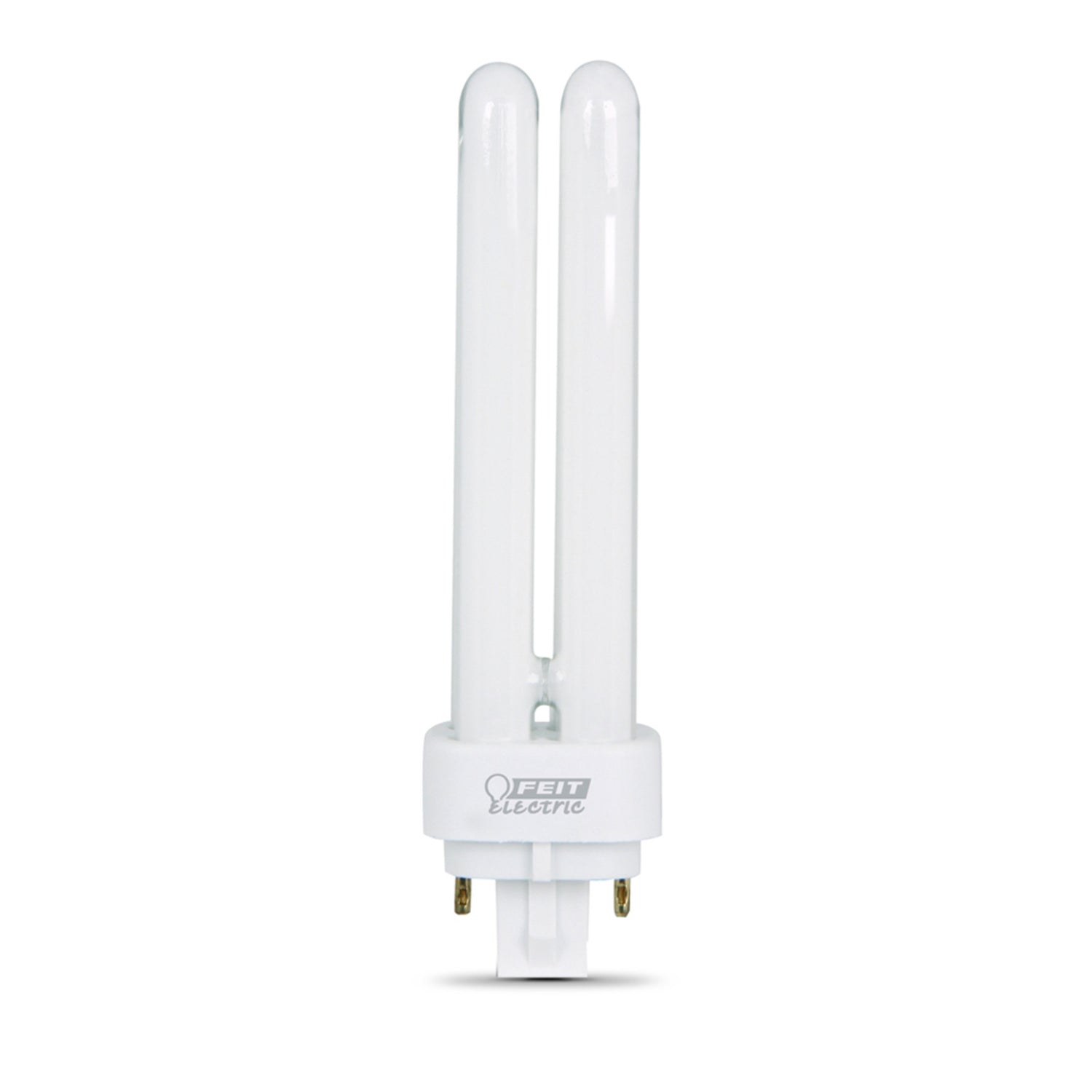13W Bright White (3500K) PLD Double Twin Tube G24Q-1 Base Compact Fluorescent Light Bulb