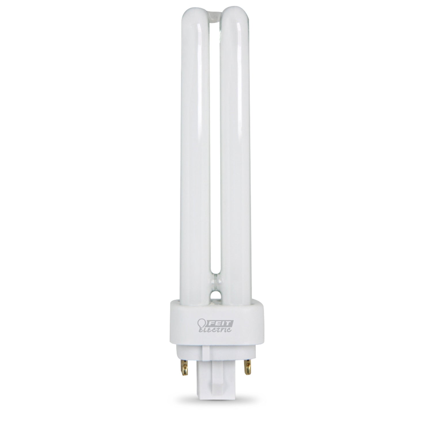 18W Bright White (3500K) G24Q-2 Base Double Twin Tube Compact Fluorescent PL Bulb