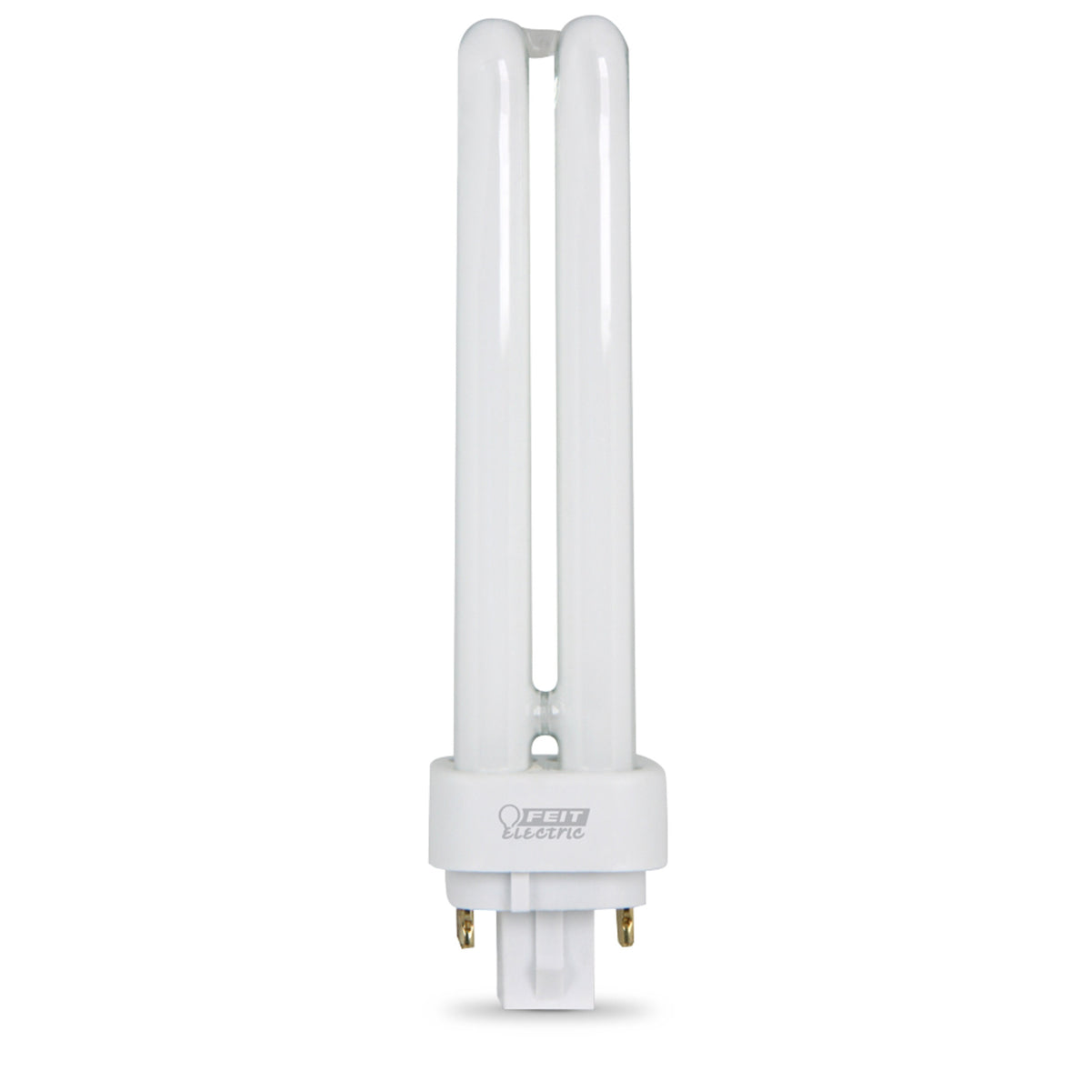 18W Bright White (3500K) G24Q-2 Base Double Twin Tube Compact Fluorescent PL Bulb