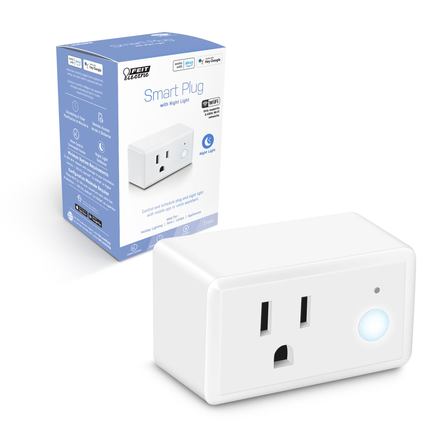 Smart Wi-Fi Plug with Night Light