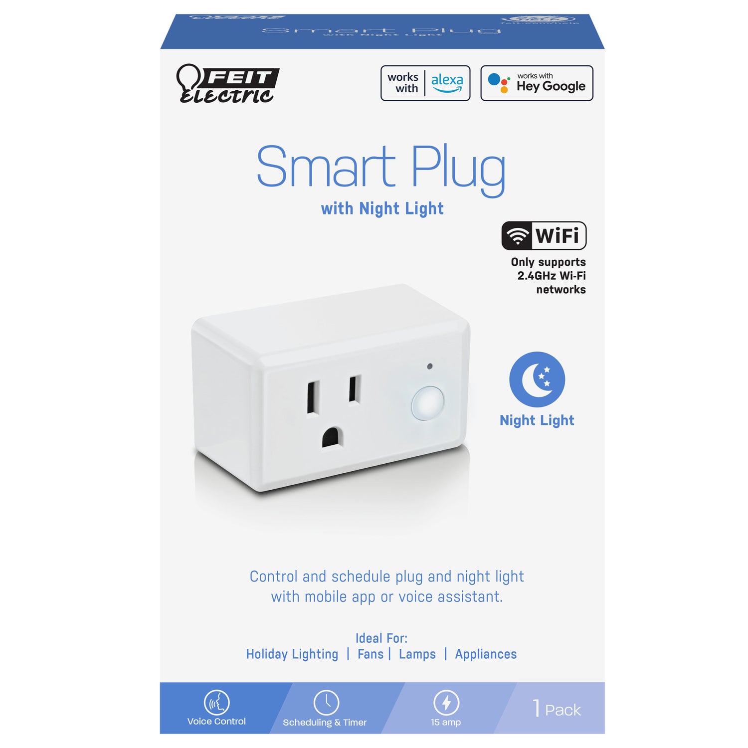 Smart Wi-Fi Plug with Night Light