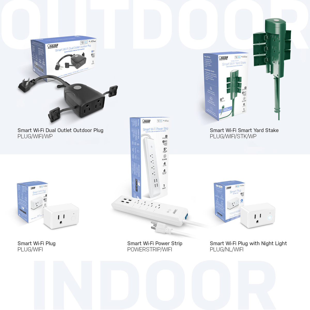 Indoor Smart Wall Plug (3-Pack)