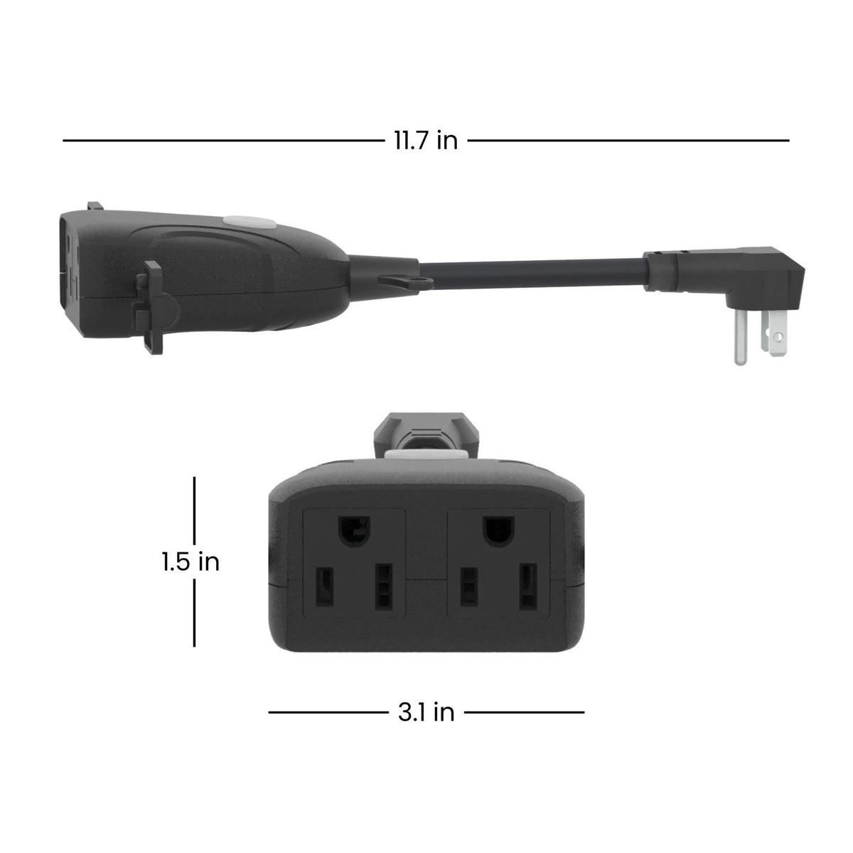 Dual Outlet Outdoor Wi-Fi Smart Plug