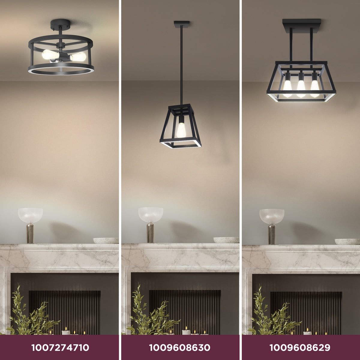 Katalyst Collection LED Decorative Single Light Pendant Matte Black