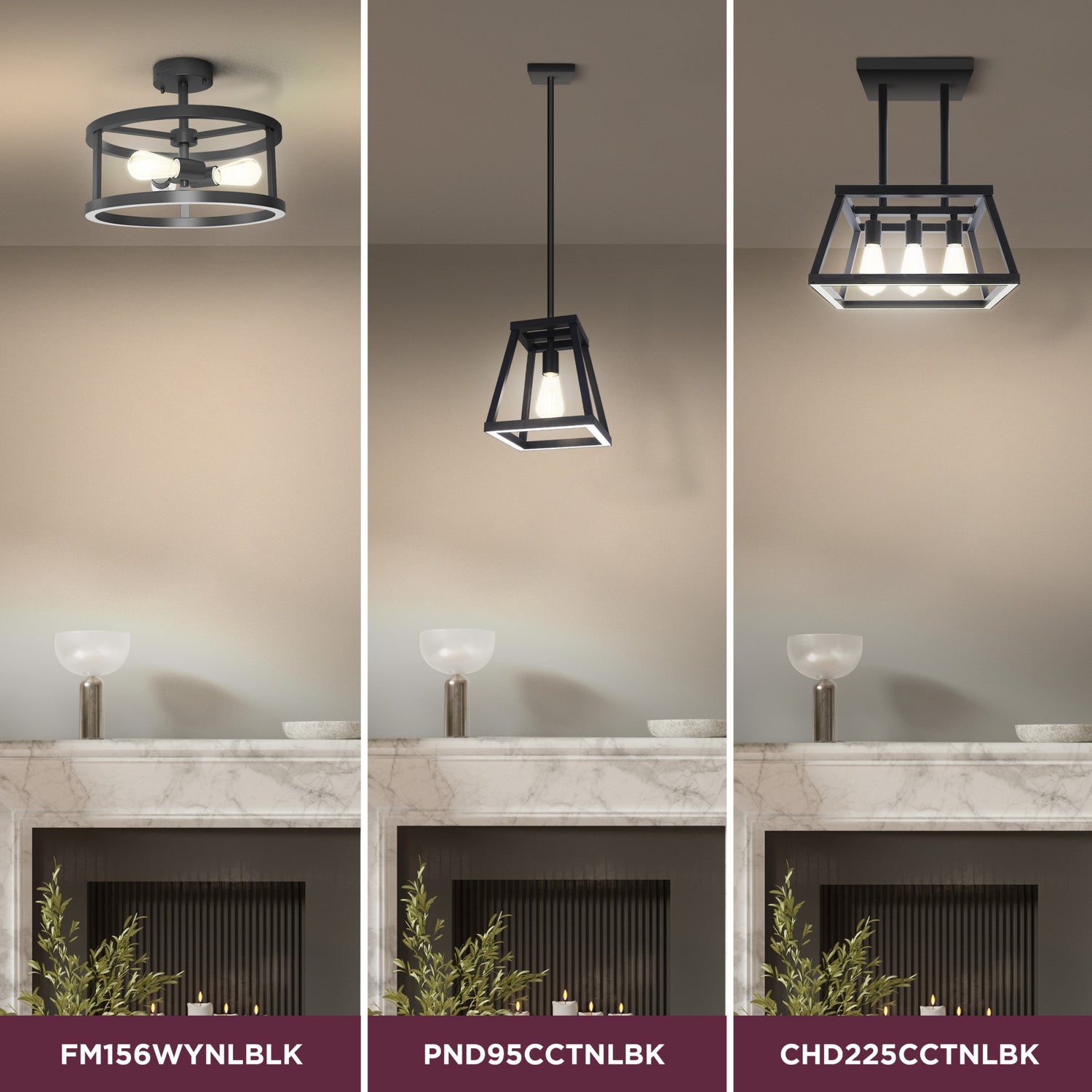 Katalyst Collection LED Decorative Single Light Pendant Matte Black