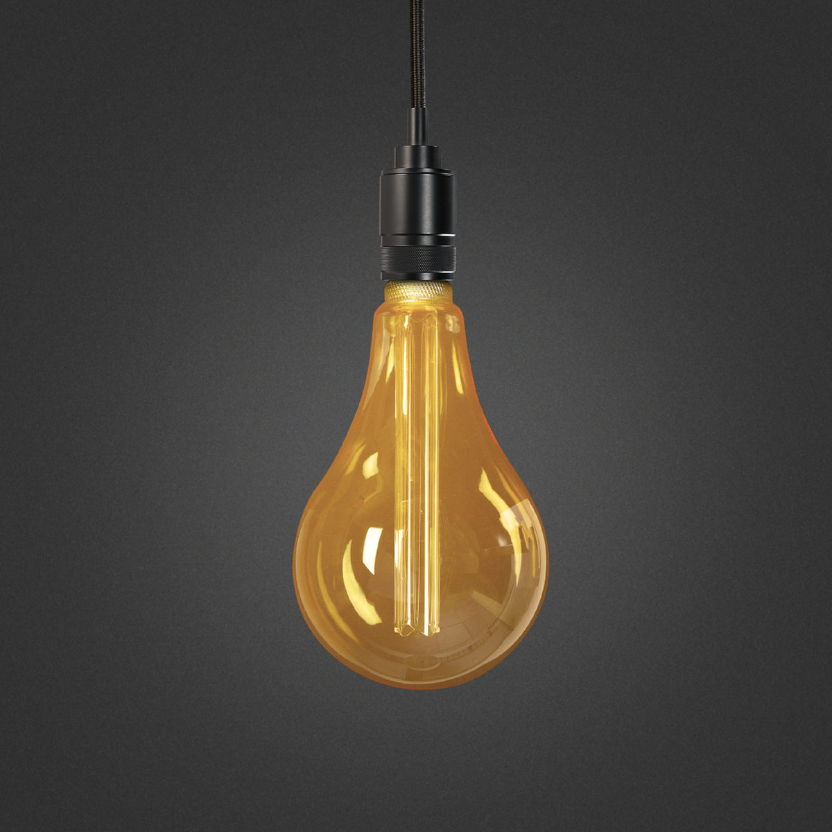 3.5W (60W Replacement) Warm Light (2100K) E26 Base PS50 Big Bulb Acrylic Filament LED