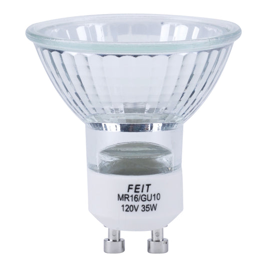 35W Warm White (2700K) MR16 GU10 Base Reflector Halogen Bulb