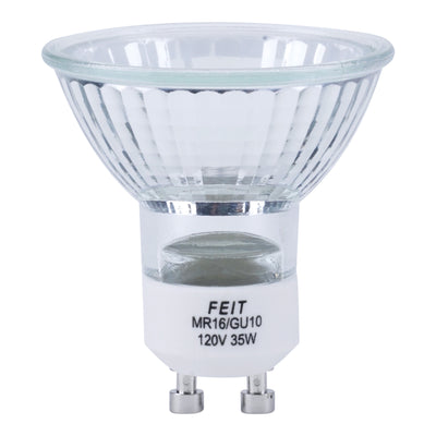 35W Warm White (2700K) MR16 GU10 Base Reflector Halogen Bulb