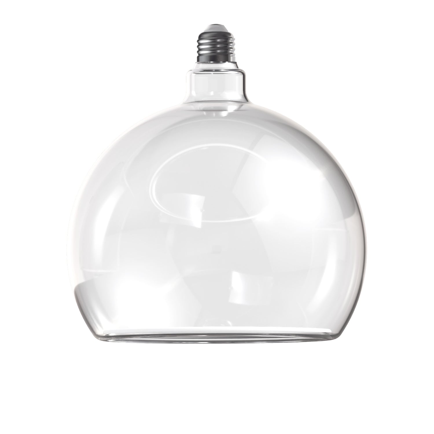 5.5W (60W Replacement) Clear Globe E26 Dimmable White Filament LED Bulb, Selectable White