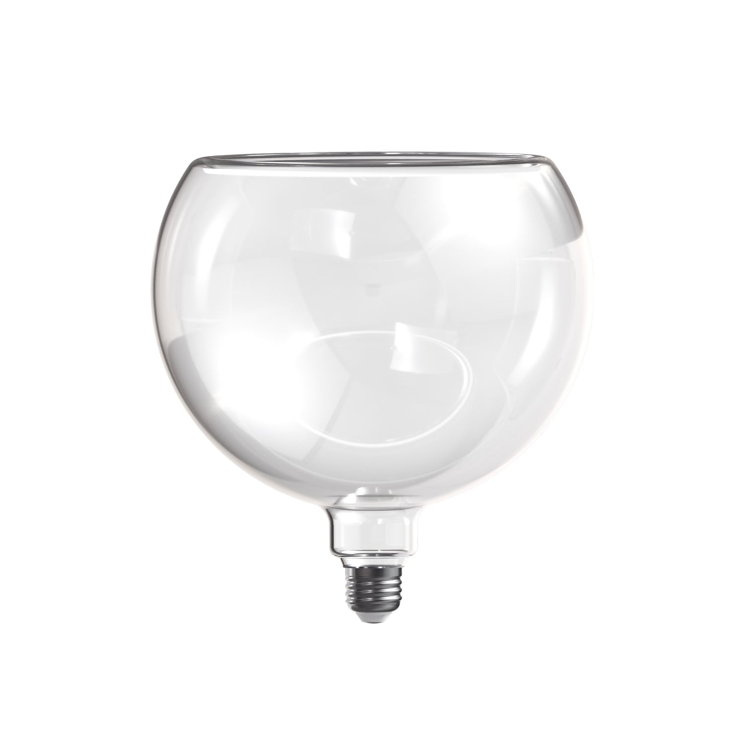 5.5W (60W Replacement) Clear Globe E26 Dimmable White Filament LED Bulb, Selectable White