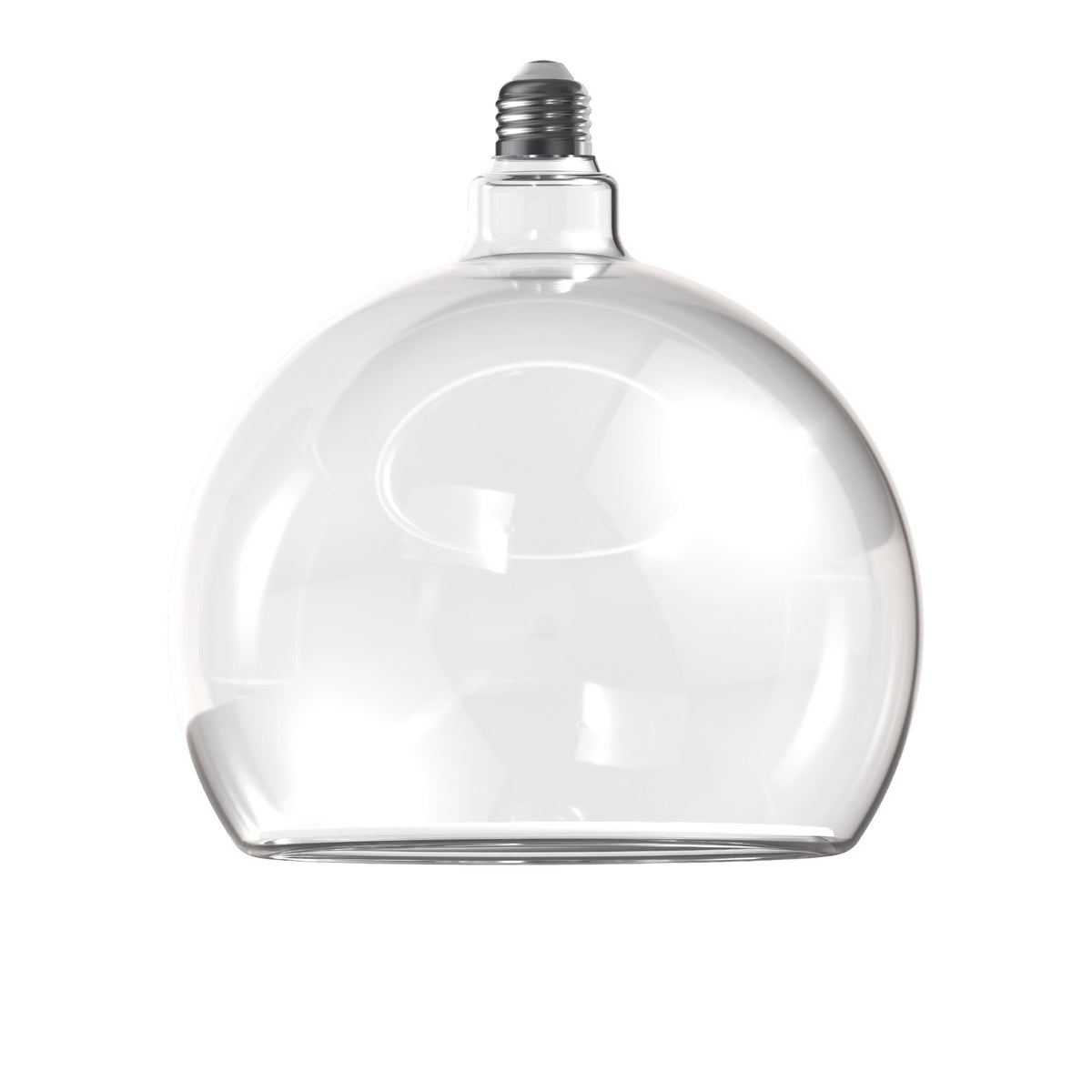 5.5W (60W Replacement) Clear Globe E26 Dimmable White Filament LED Bulb, Selectable White
