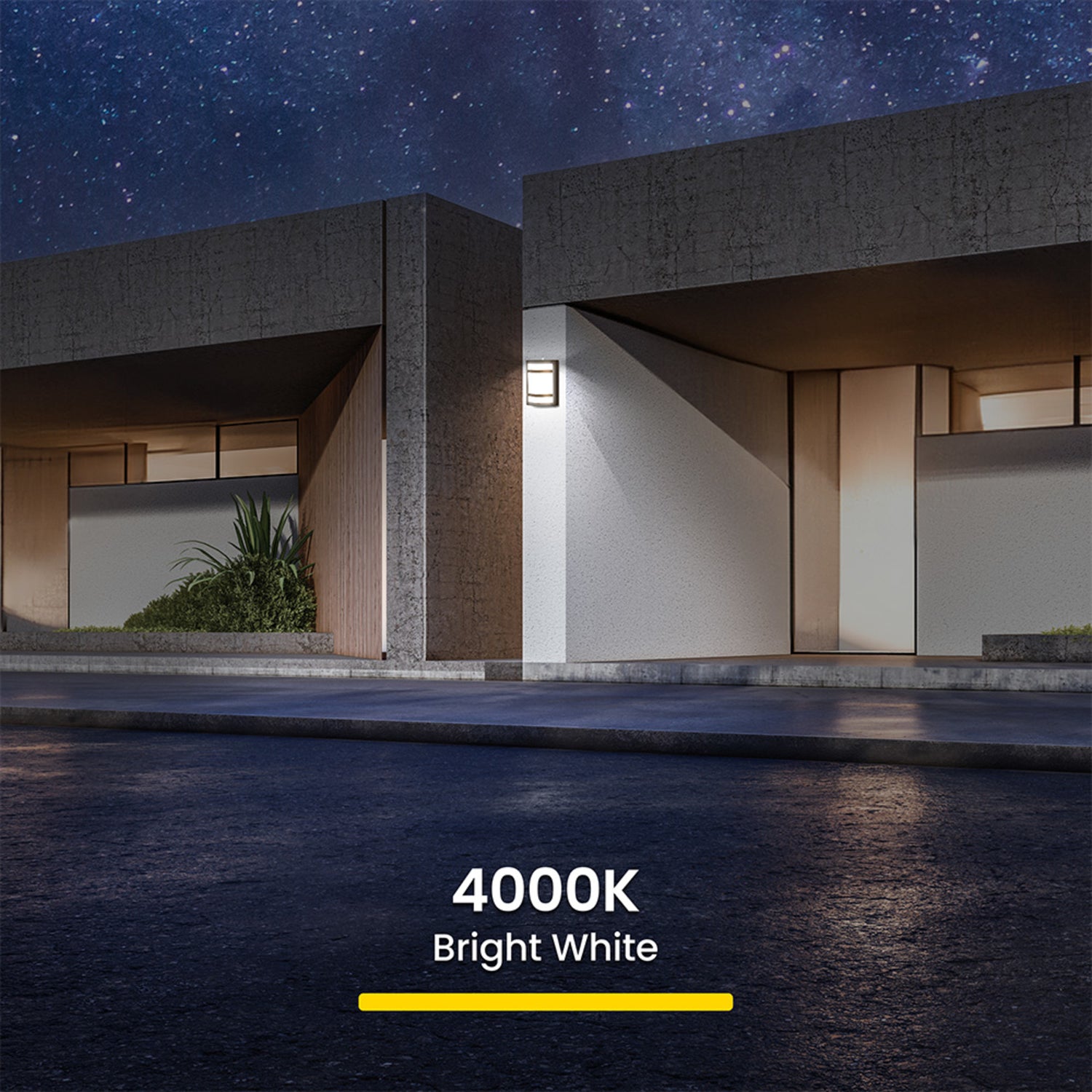 1900 Lumen Bright White (4000K) Dusk to Dawn Decorative Wall Light, Bronze