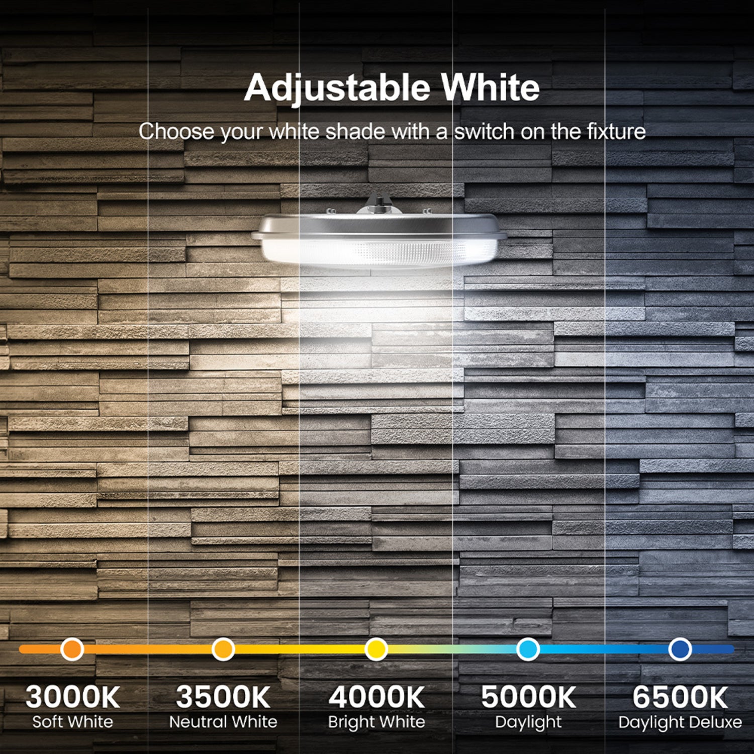 9000 Lumen Adjustable White Dusk to Dawn Silver Area Light