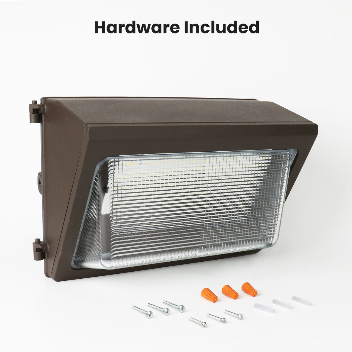 8000/6000/4000 Lumens Adjustable White Commercial Wall Pack Light