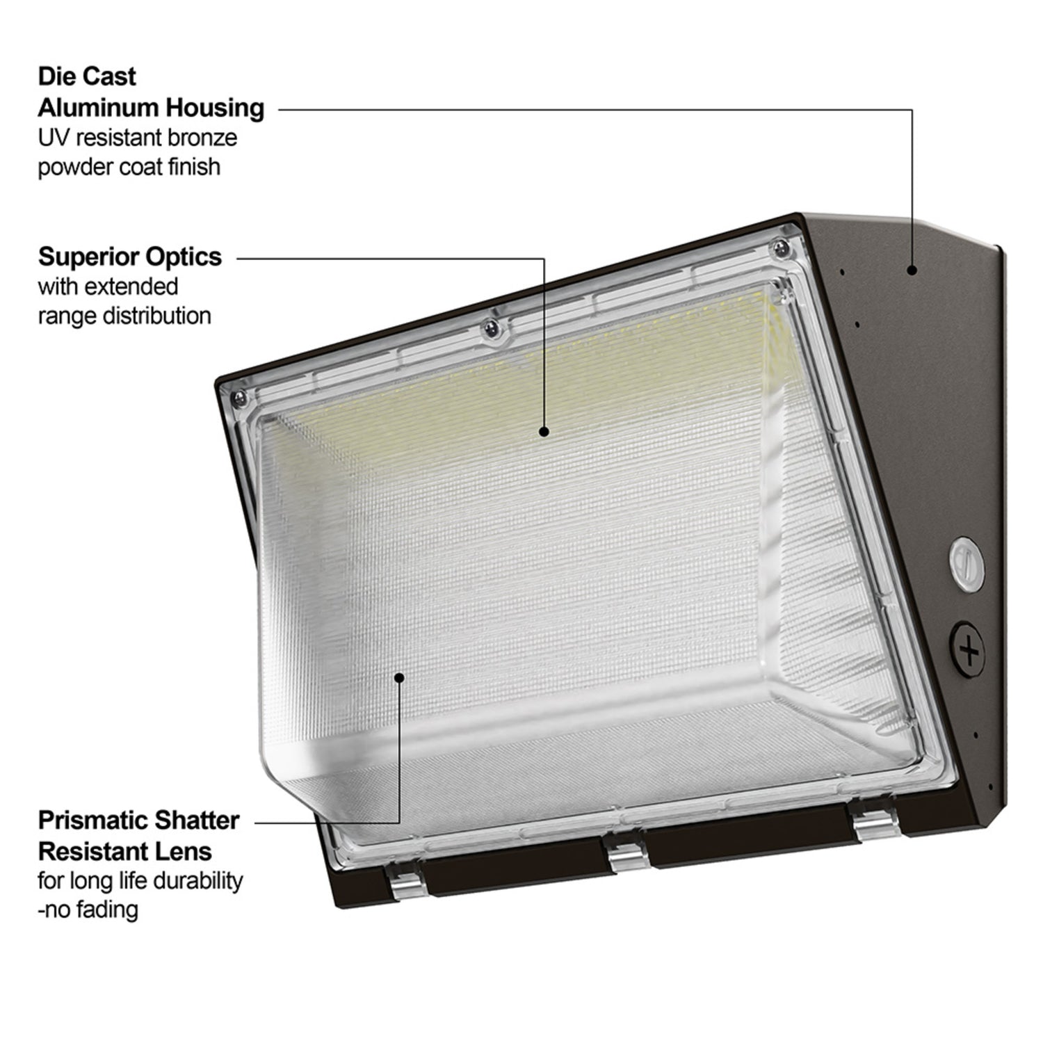 7000 Lumen 4000K Dusk to Dawn LED Wall Pack Light (2-Pack)