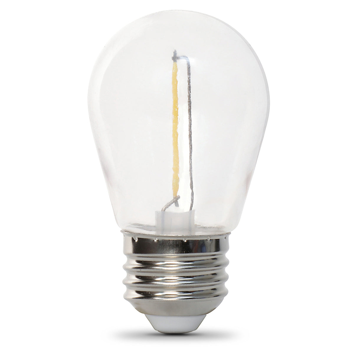 1W (11W Replacement) Soft White (2700K) S14 Base (E26 Replacement) LED Exposed Filament Replacement Light Bulb (4-Pack)