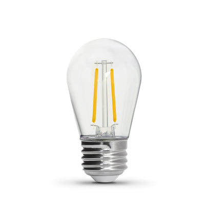 2W (22W Replacement) Warm White (2200K) S14 Base (E26 Replacement) LED High Output String Light Bulb Replacement (12-Pack)