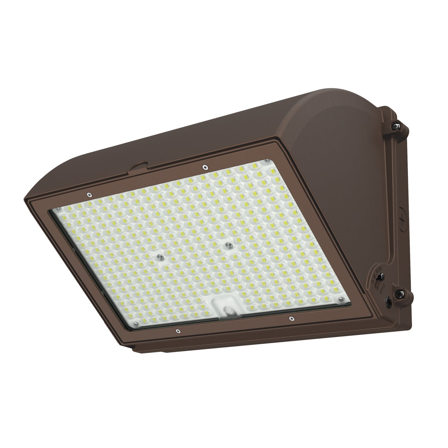 18,000 Max Selectable Lumen 3CCT Adjustable White Beam Angle Adjustable Bronze Wall Pack Light