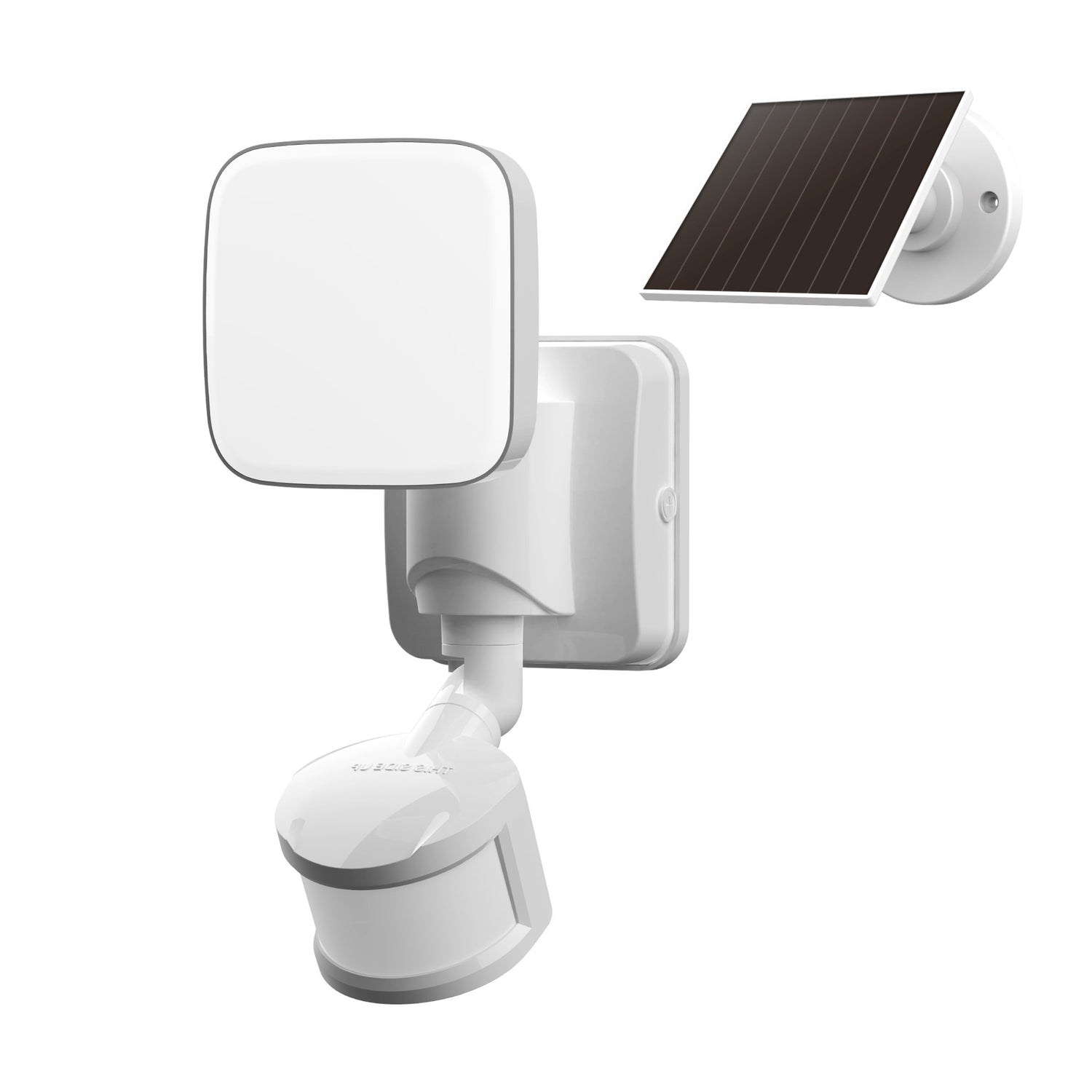6 in. Daylight (5000K) White Solar Single Head Motion Security Floodlight