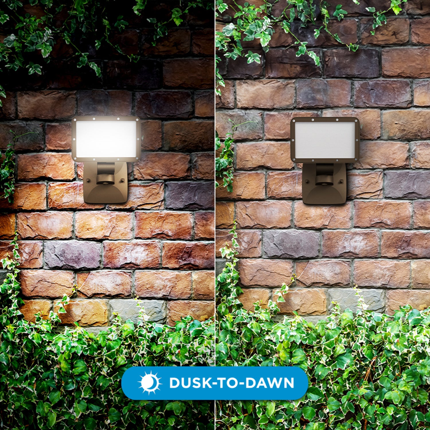 8500 Lumen Adjustable White Wall Flood Light with Lumen Select