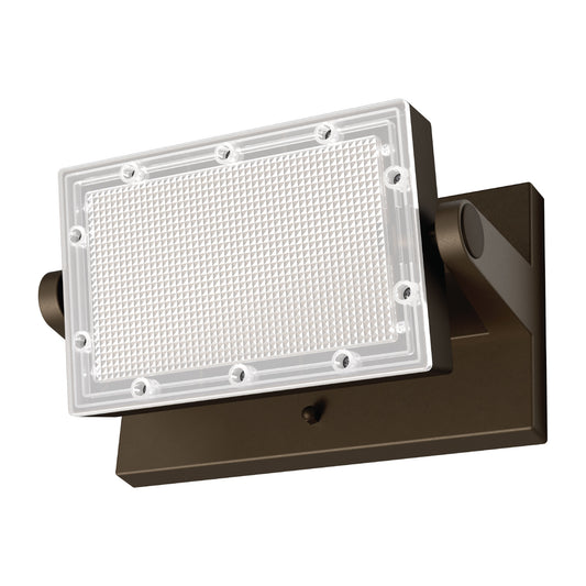 8500 Lumen Adjustable White + Color Changing Swivel Wall Flood Light with Lumen Select and Remote